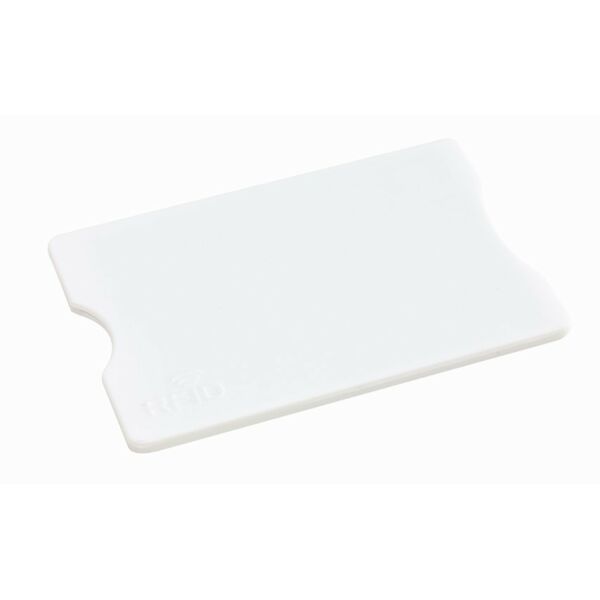 Credit card sleeve PROTECTOR white
