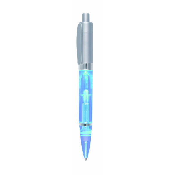 Ballpoint pen LUXOGRAPH LIGHT blue, silver
