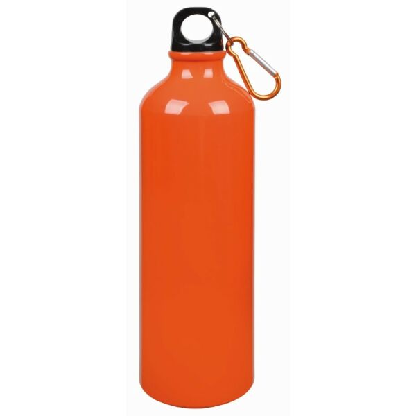 Aluminium drinking bottle BIG TRANSIT orange