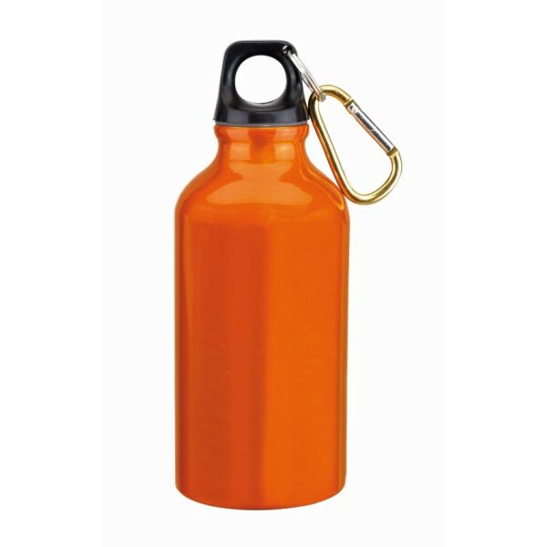 Aluminium drinking bottle TRANSIT orange