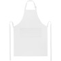 Andrea 240 g/m² apron with adjustable neck strap - White