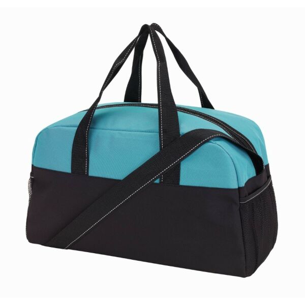 Sports bag FITNESS black, turquoise