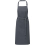 Andrea 240 g/m² apron with adjustable neck strap - Dark grey